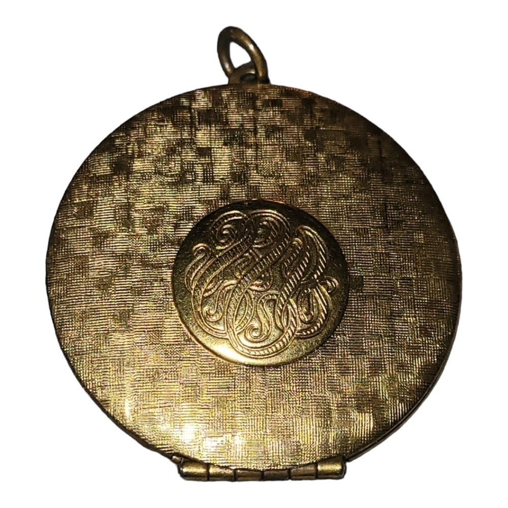 Vintage Gold Textured Locket